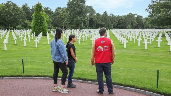 Tagesausflug zu den D-Day-Stränden der Normandie und dem amerikanischen Friedhof ab Paris