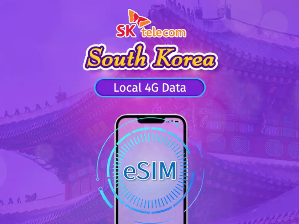 韓国SKT｜4G eSIM｜デイパス｜通話＋SMS｜24時間課金｜1～30日