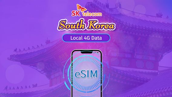 韓国SKT｜4G eSIM｜デイパス｜通話＋SMS｜24時間課金｜1～90日｜QR
