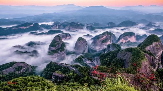 1-Day Guilin Danxia Landscape Explore: Bajiaozhai National Geopark