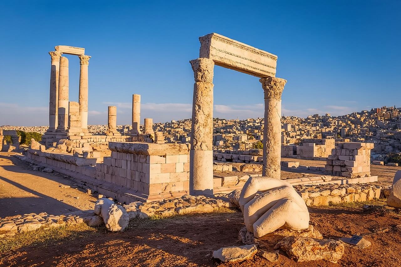 Reise durch die Geschichte Jordaniens: Jerash, Ajloun, Um Qais, Amman