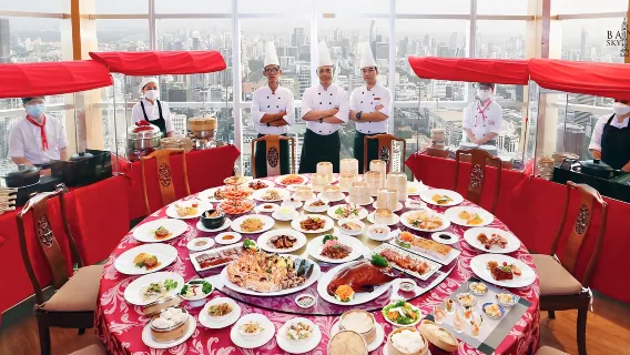 Bangkok Baiyoke Sky Hotel Buffet at Rainbow Cloud Observatory | Baiyoke Sky Hotel | Buffet | Lunch | Dinner | Brunch