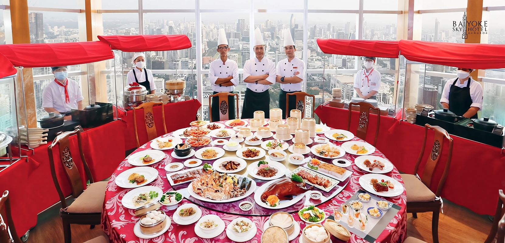 Bangkok Baiyoke Sky Hotel Buffet at Rainbow Cloud Observatory | Baiyoke Sky Hotel | Buffet | Lunch | Dinner | Brunch