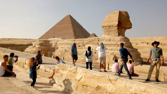 Pirámides y Esfinge de Giza: tour privado o en grupo de medio día