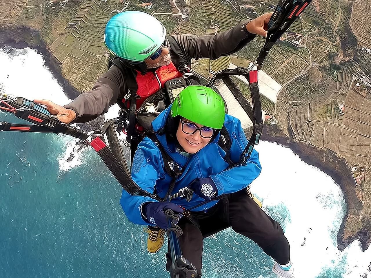 Paragliden vanuit Puerto de la Cruz of het Teide Nationaal Park