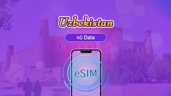 Oezbekistan | 4G eSIM | Dagpas/Totaalpakket | 1-30 dagen | 24-uurs facturering | Ondersteunt TikTok en ChatGPT | QR-code