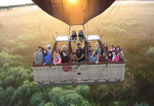 Gold Coast City Byron Bay Sunrise Hot Air Balloon Ride [Includes Vineyard Alpaca Champagne Breakfast, Transfers, Flight Certificate, No Printing... AUD 298.43