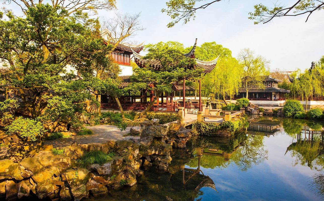 Suzhou: Giardino dell'Amministratore Umile + Tempio Hanshan + Lion Forest Garden + Lago Jinji|Cinese, inglese, russo, spagnolo - tour privato con autista#