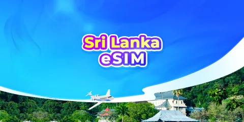 斯里蘭卡 4G eSIM l 日用量包/流量包 l 24小時計費 l QR code