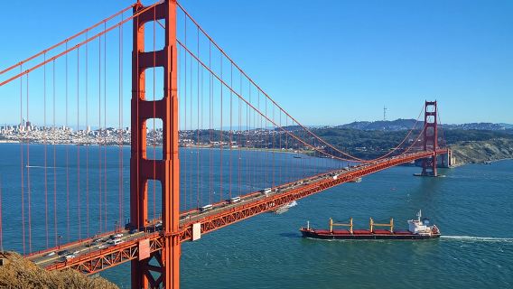 สะพานโกลเดนเกต + ถนนลอมบาร์ด + ท่าเรือประมง + เกาะอัลคาทราซ + ทัวร์ทวินพี ทัวร์วันเดียว/ทัวร์หลายวัน พร้อมบริการภาษาจีนและภาษาอังกฤษ