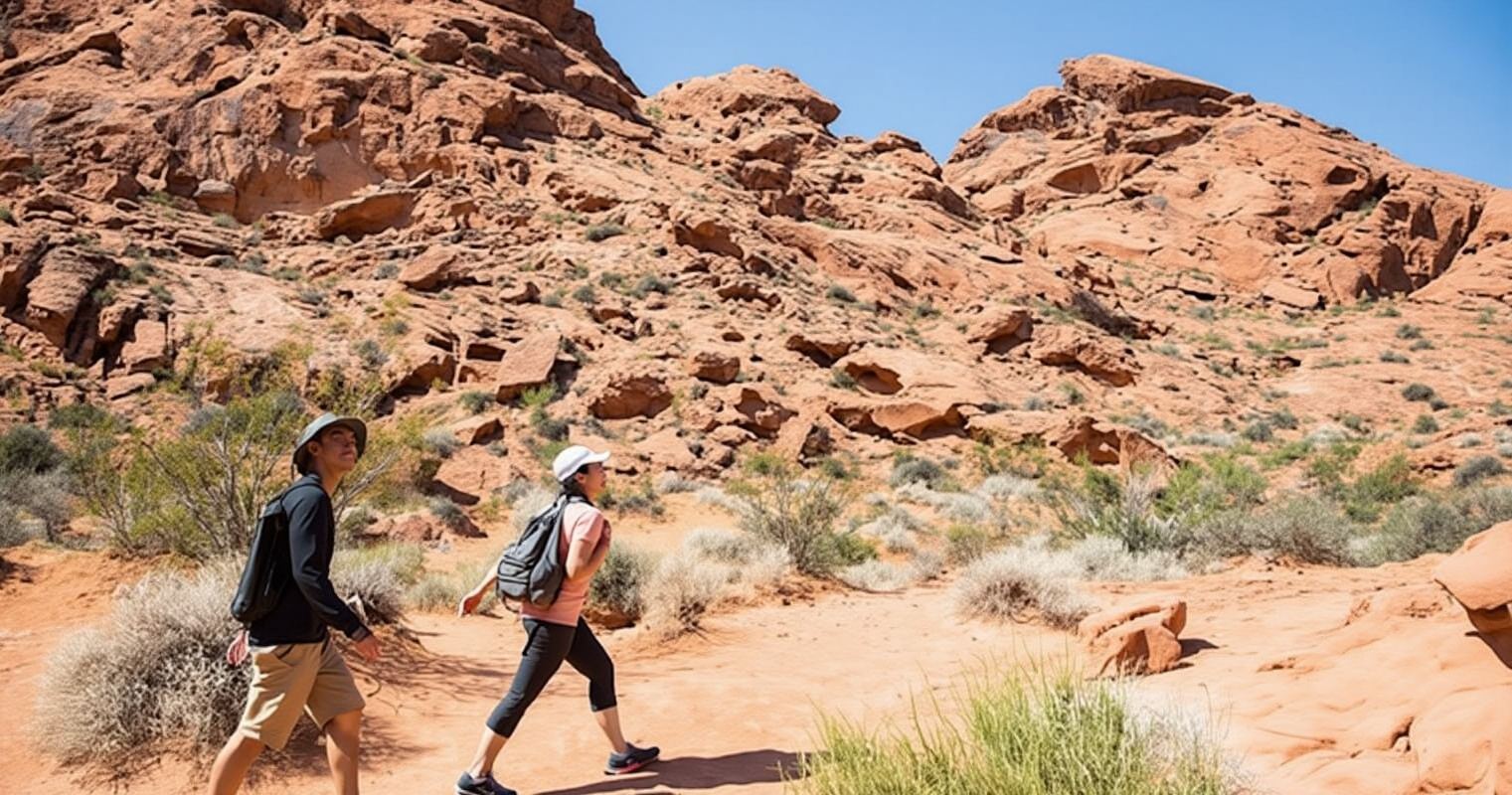 Valley of Fire moderate hike guided tour from Las Vegas