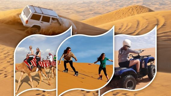 Doha :Half Day Desert Safari | Camel Riding | ATV | Sand Surfing