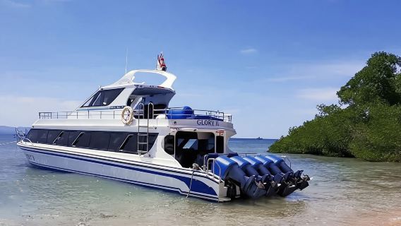 biglietto per la barca andata e ritorno Bali - Nusa Lembongan biglietto per la barca sola andata molo Sanur - molo Nusa Lembongan andata e ritorno