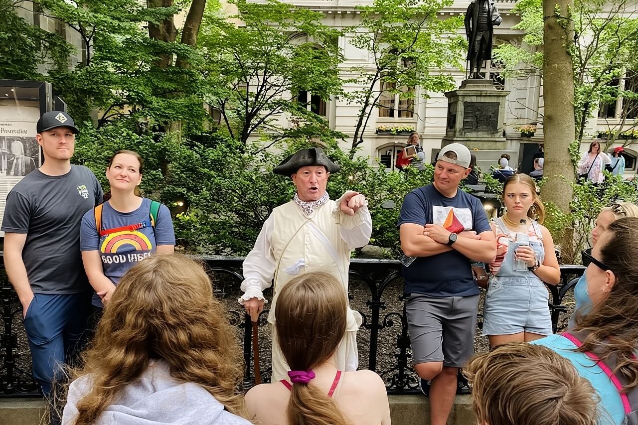 Tour a piedi del Boston Freedom Trail con guida in costume
