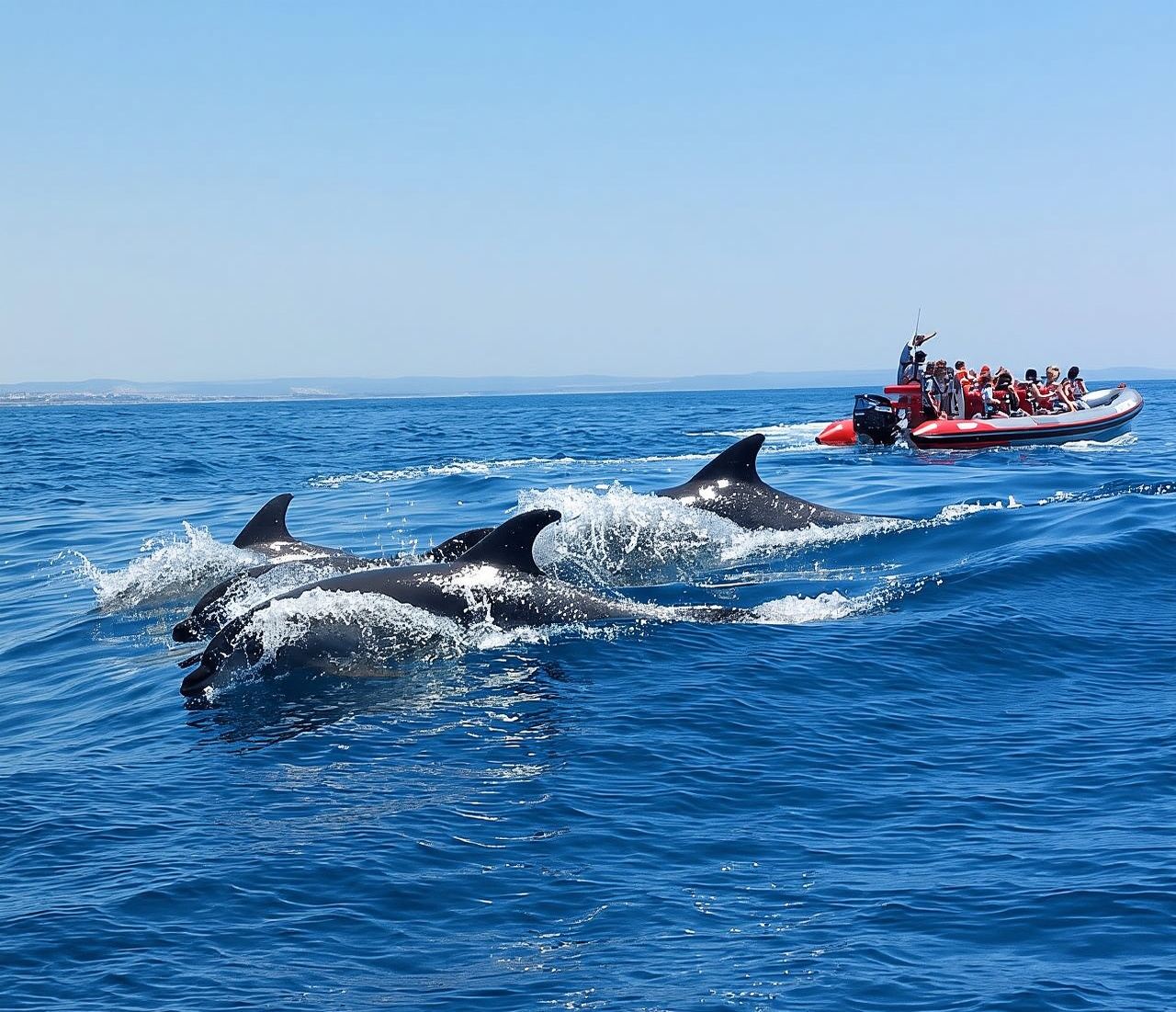 From Albufeira: Benagil Caves and Dolphins Guided Boat Tour