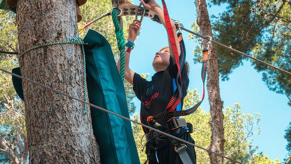 Bosc Aventura Salou: Đường trượt zipline cực chất