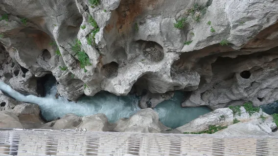 Caminito del Rey: Visita guiada con 1 bebida y autobús lanzadera