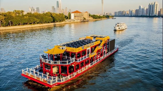 【廣州遊船】廣州珠江金舫號遊船包船支援團建聚會用餐（470人）