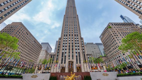 Tur Gedung Empire State di New York City (opsional: tiket masuk Observatorium Rockefeller Center)