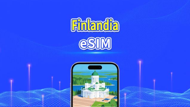 eSIM Finlandia | 5G/4G | Dati ad alta velocità | 24 ore | 1-30 giorni | Codice QR