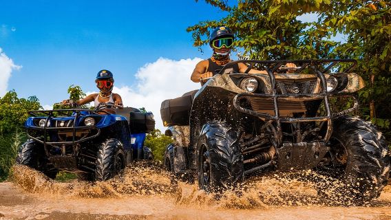 ATV Adventure, Interactive Bridges, Ziplines, Cenote and Lunch
