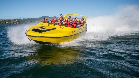Katoa Jet Boat tour on Lake Rotorua