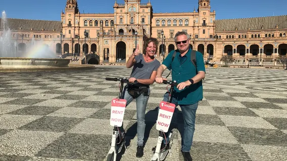 Aluguel de scooter elétrica em Sevilha
