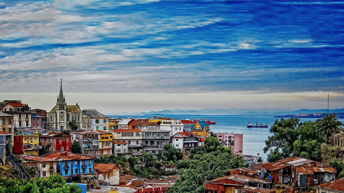 Chilean Santiago Valparaiso + Viña del Mar + Reñaca Beach 1-day tour