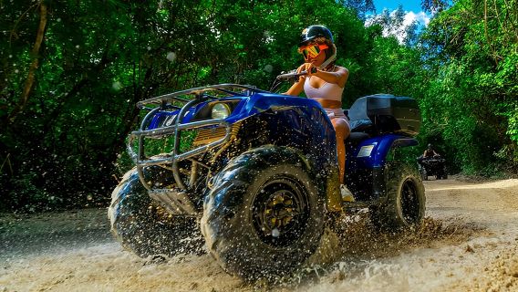 จาก Playa del Carmen ATV Adventure พร้อม Ziplines ที่ Cenote