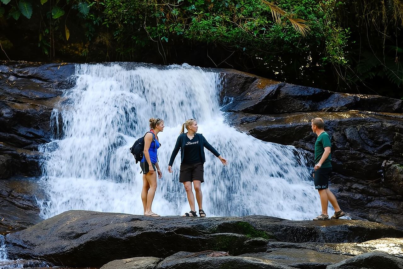 吉普車瀑布和靜修之旅（PARATY TOURS 提供）