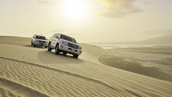 Safari Gurun Setengah Hari dan Laut Pedalaman