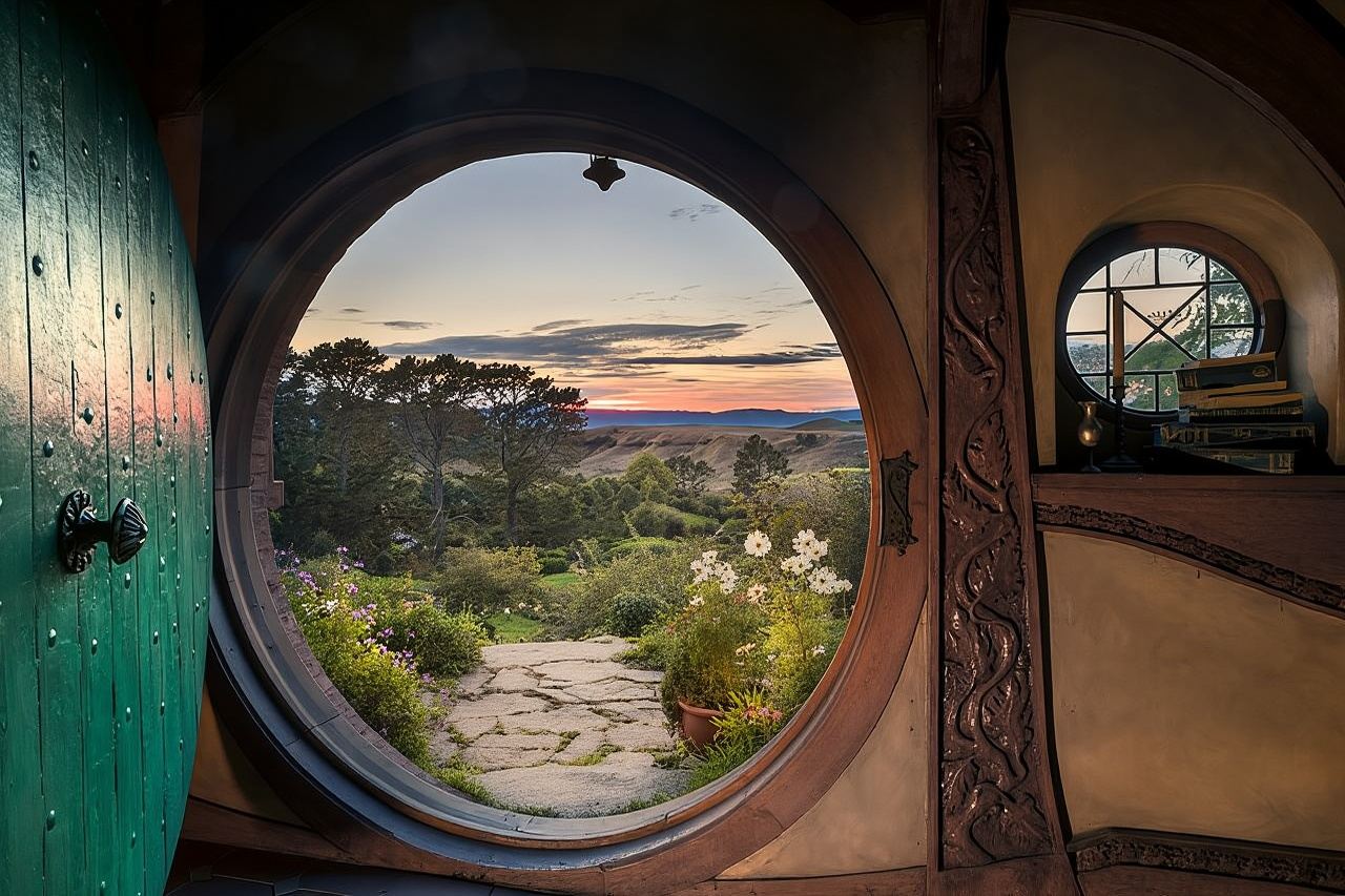 Hobbiton-Tagesausflug ab Rotorua mit Mittagessen in Hobbiton