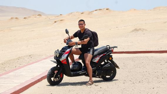 Visit the Paracas National Reserve on a SCOOTER