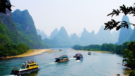 구이린/양숴 일일투어: 이강 삼성 유람선과 시골 자전거 투어