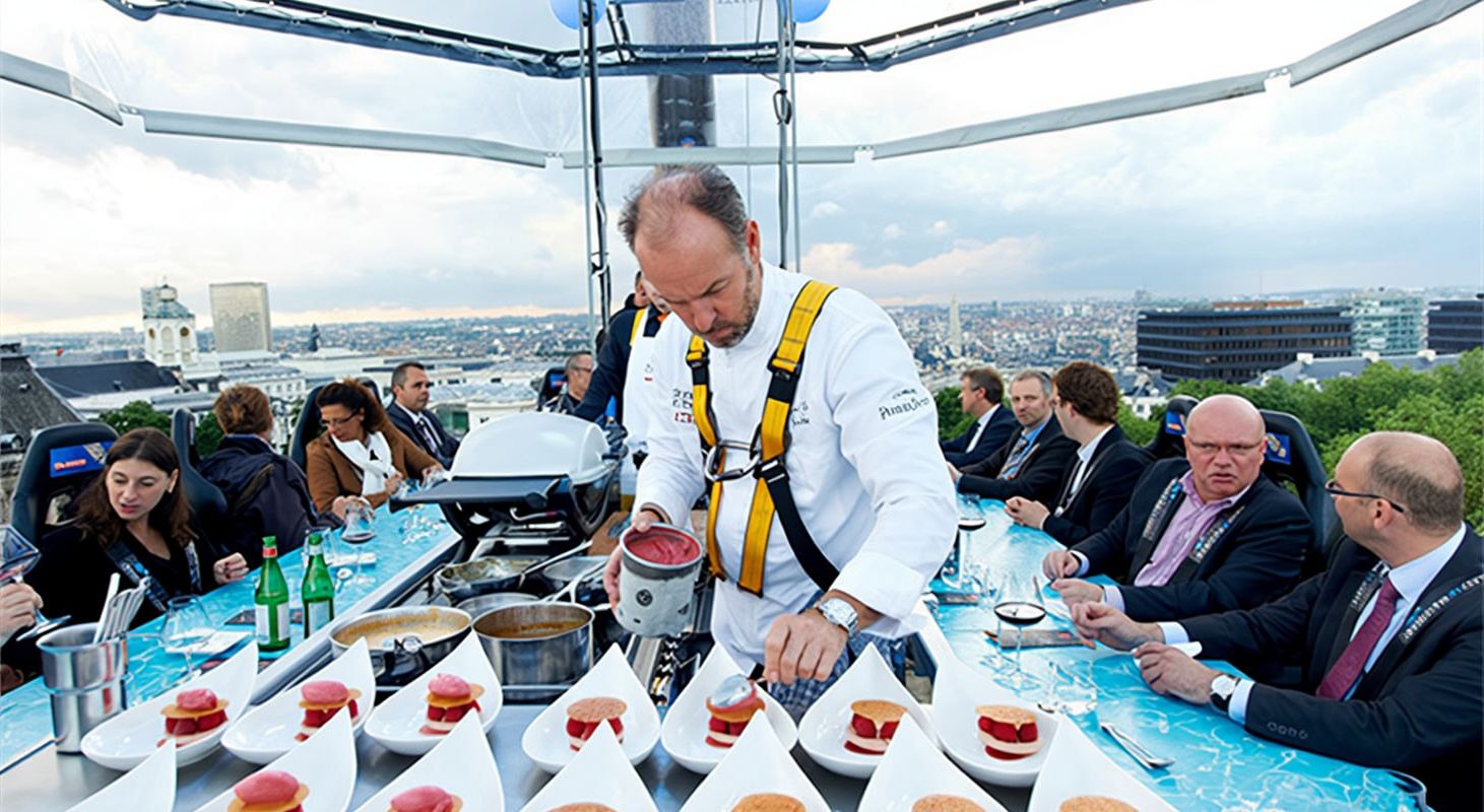 Tour giornaliero di mezza giornata a Dubai Marina, Emirato di Dubai, Emirati Arabi Uniti [Esperienza cena aerea a Dubai 65443]