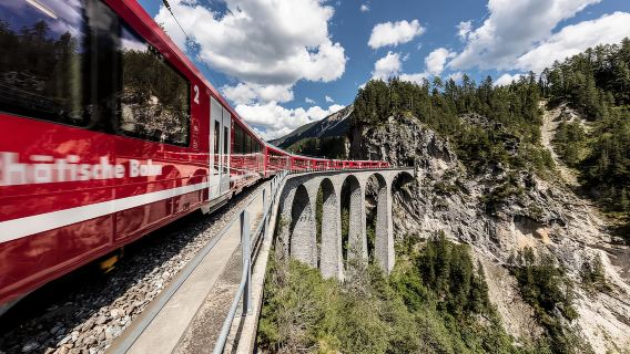 From Como: St. Moritz and Tirano Trip with Bernina Express