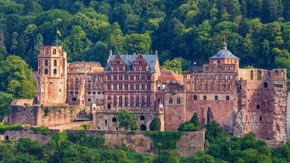 海德堡城堡+老城區+哲學家小徑文藝一日遊