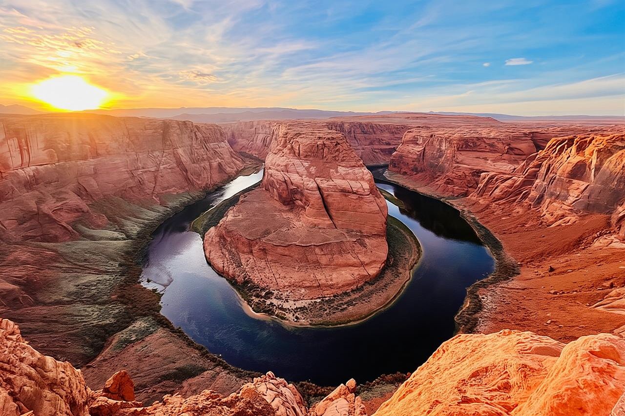 Lower Antelope Canyon and Horseshoe Bend Day Tour with Lunch