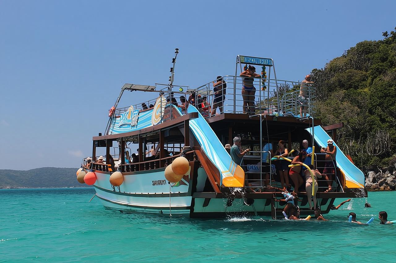 Paseo en barco en Arraial do Cabo