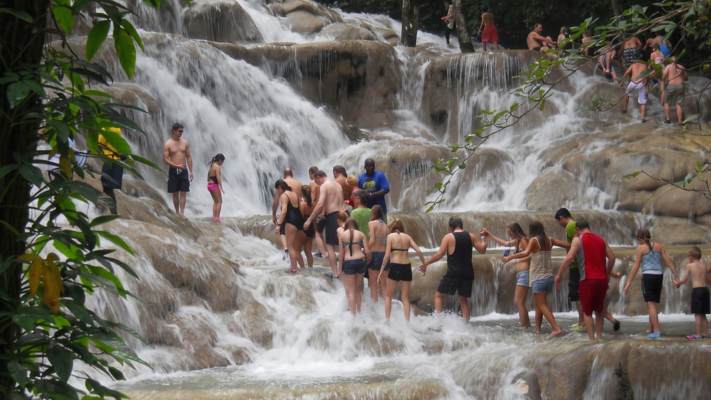 Depuis Montego Bay : randonnée aux cascades de la rivière Dunns