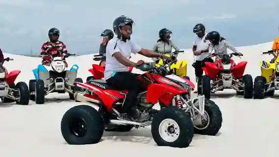 ทัวร์รถ ATV Quad Bike ที่ Cape Town Sand Dunes พร้อมภาพถ่าย