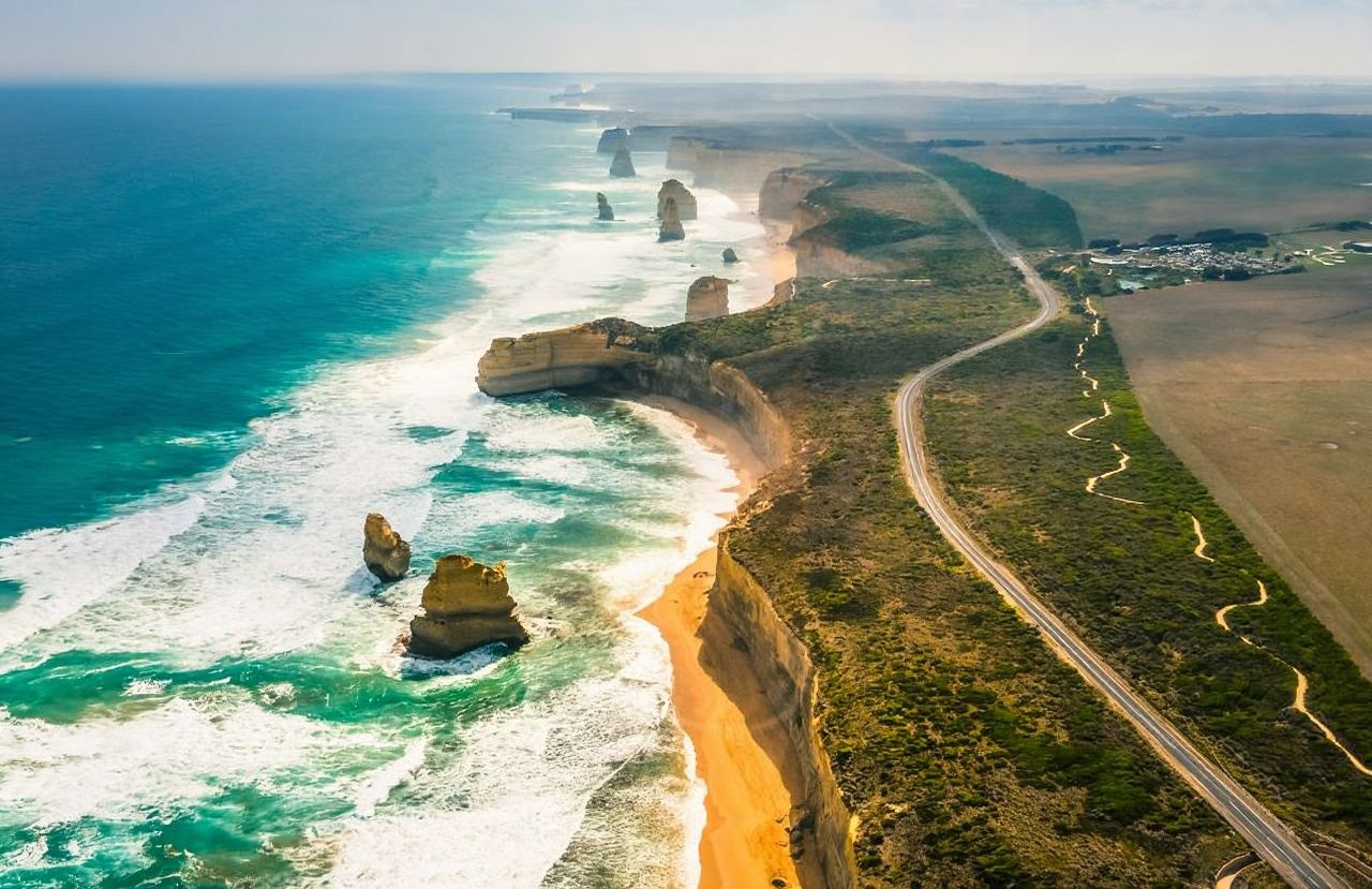 ทัวร์ 1 วัน กลุ่มเล็กเส้นทางเกรทโอเชียนโรดและหิน Twelve Apostles จากเมลเบิร์น พร้อมไกด์นำเที่ยวภาษาอังกฤษ