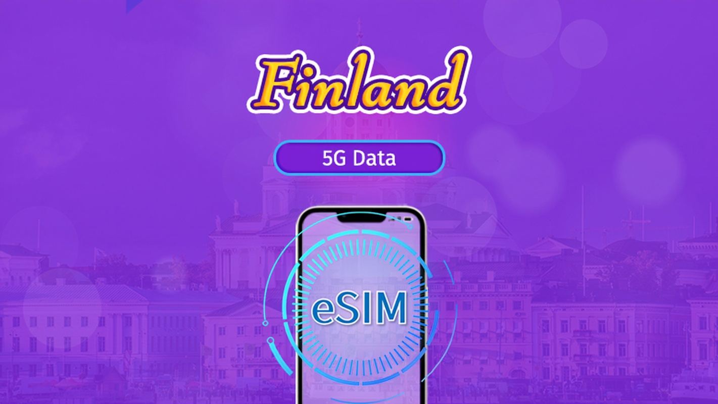 Finland | 5G/4G eSIM | Total Package | 24H Billing | 7-30 days | QR code