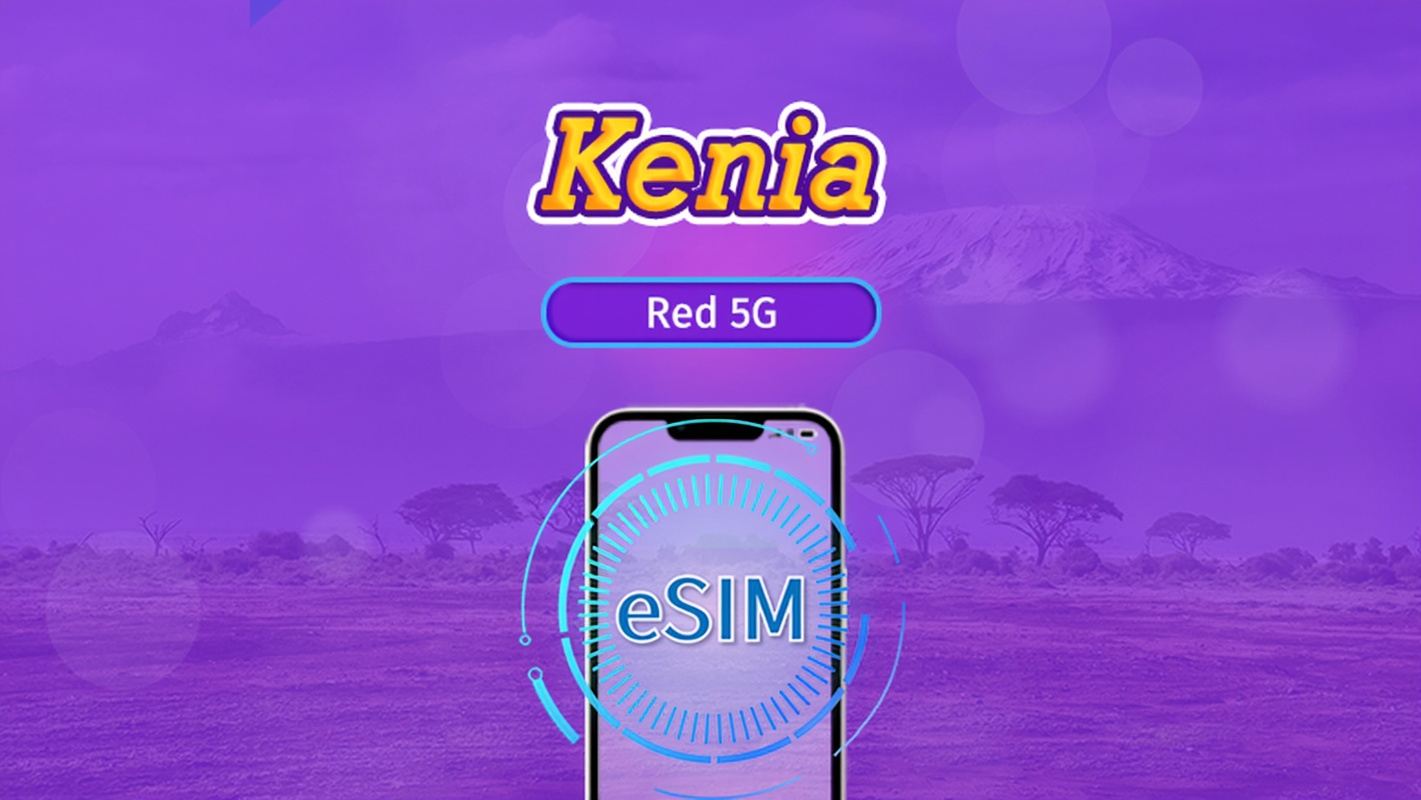 Kenia | eSIM 5G/4G | Plan Completo | Facturación cada 24 horas | 30 días | Código QR