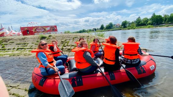 Dresden: Bootstour mit dem Schlauchboot Loschwitz - Radebeul