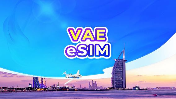 Vereinigte Arabische Emirate 5G eSIM | TikTok & ChatGPT verfügbar | Tagespaket/Datenpaket | 24-Stunden-Abrechnung | 1–30 Tage | QR-Code