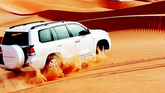 Red Dunes Safari with Sandboarding & Camel Ride from Ras Al Khayma