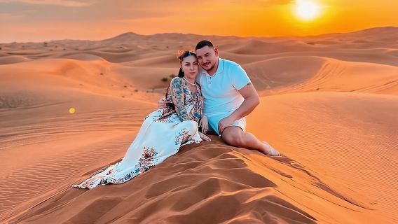 Private Desert Safari Red Dunes with BBQ,Camel Ride,Sand Boarding,Live Shows