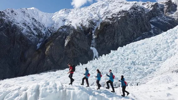 Randonnée en hélicoptère sur le glacier Franz Josef
