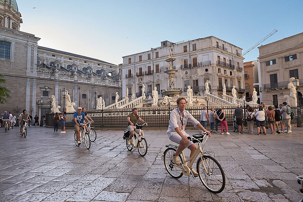 3-hour bike tour of Palermo with streetfood tasting